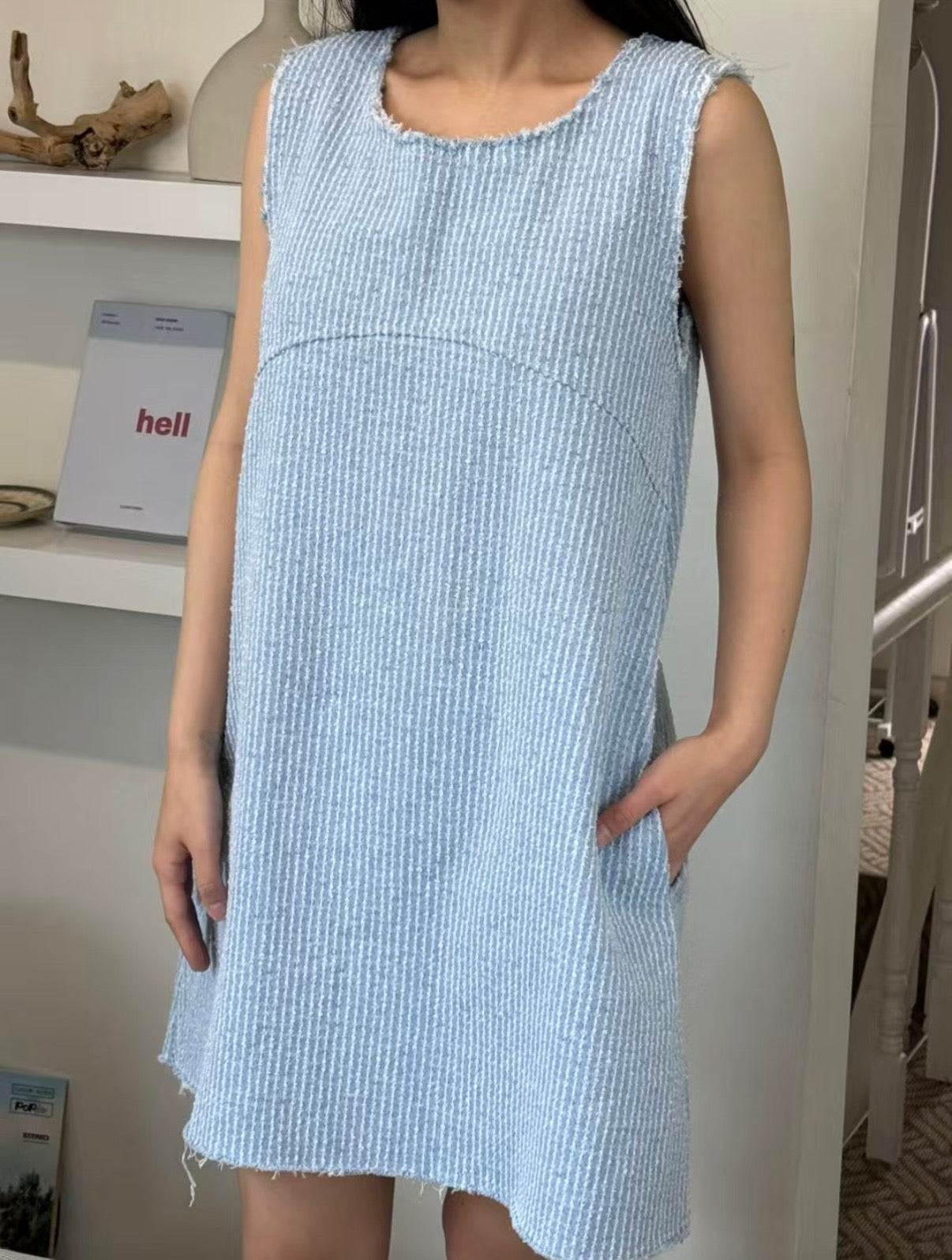 純棉牛仔風格連身裙