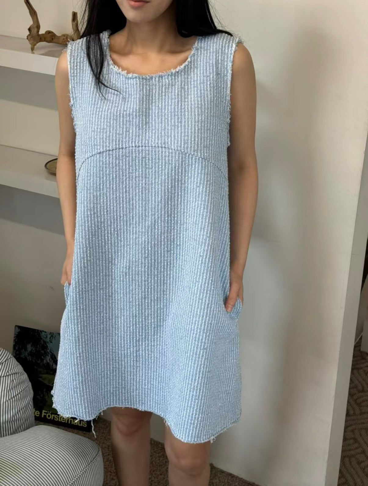 純棉牛仔風格連身裙