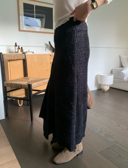 軟毛質感長裙